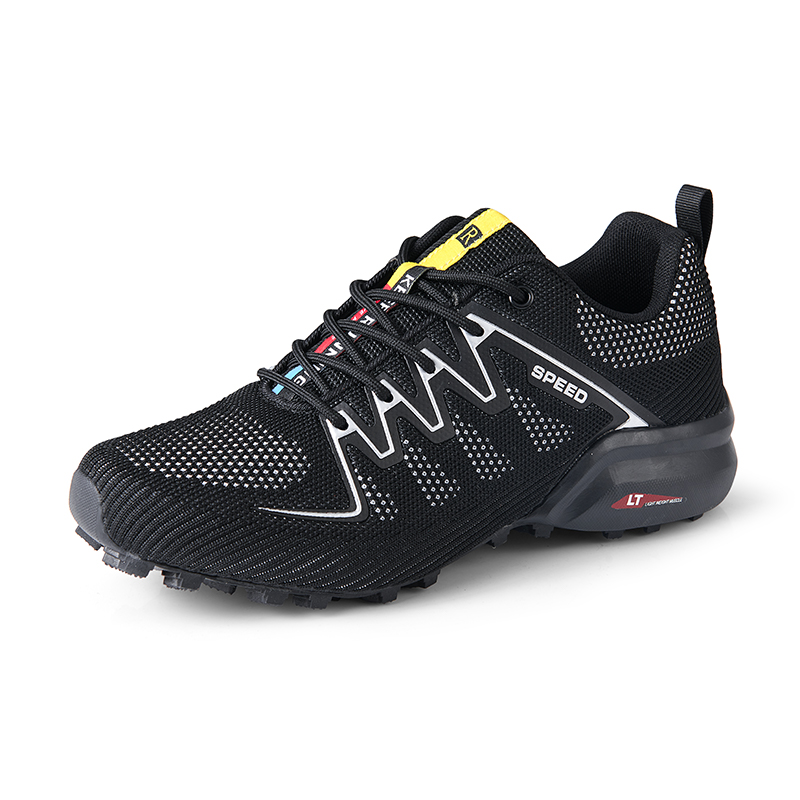 MTB Cycling Shoes zapatillas c - đánh giá và giá Knit Fabric Lace Up Sneakers