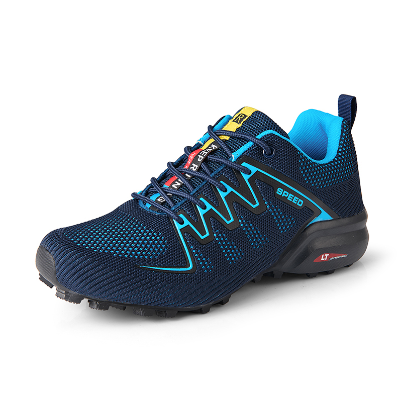 MTB Cycling Shoes zapatillas c - đánh giá và giá Knit Fabric Lace Up Sneakers