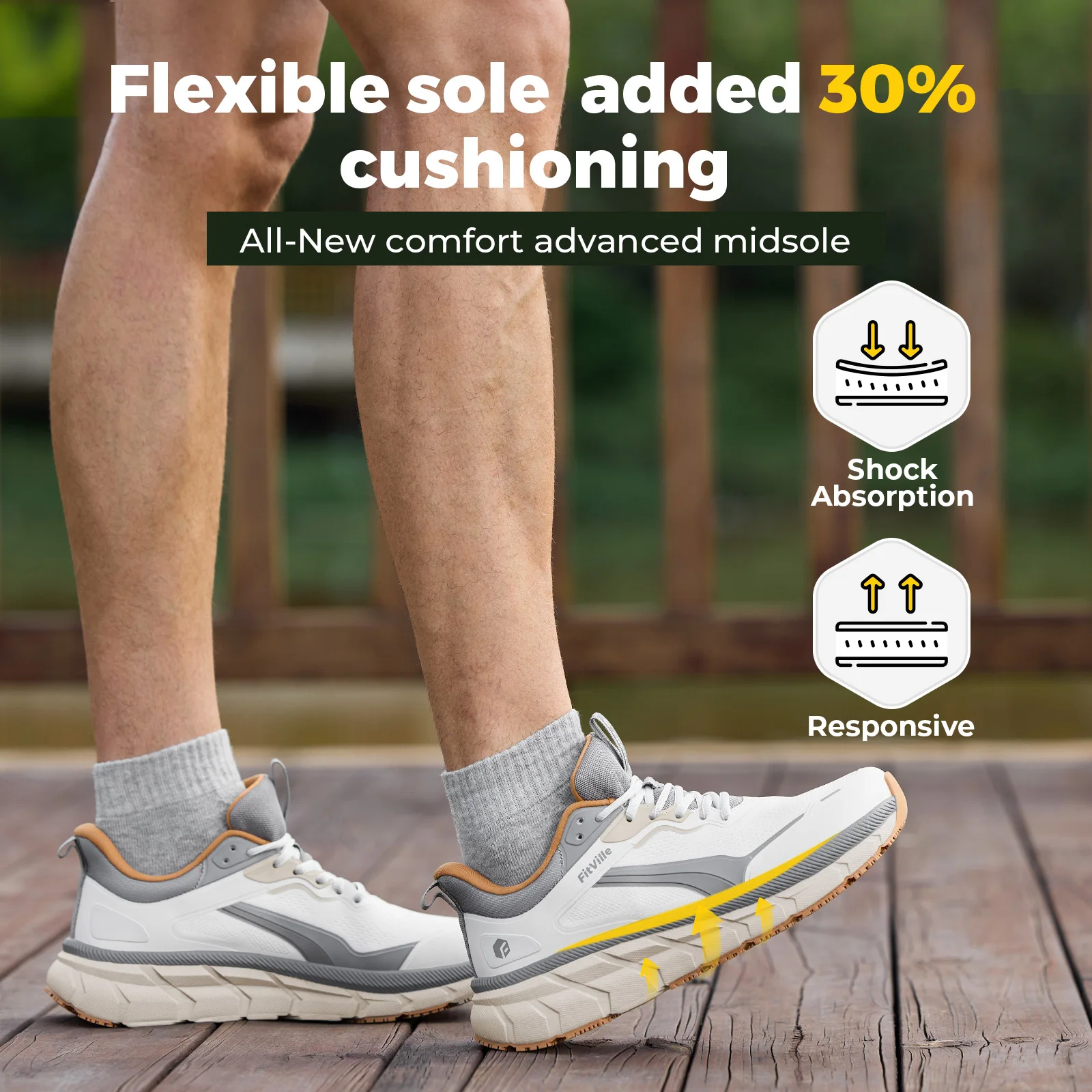 FitVille Extra Wide Toe Men's  - đánh giá và giá Wide Toe Box Running Sneakers