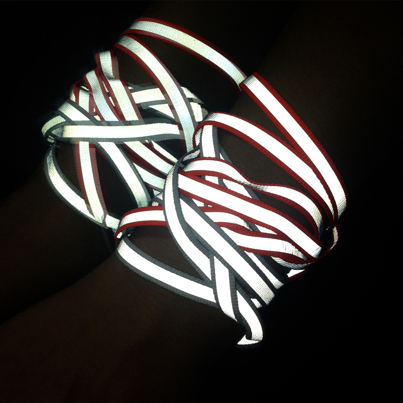 Sáng Tạo 2 Mặt Phản Quang Dây  - đánh giá và giá Reflective Night Running Shoes