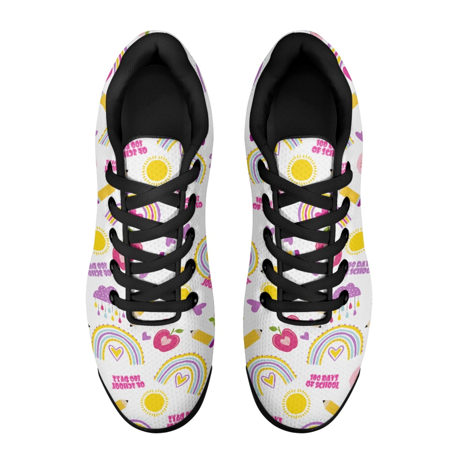 PENSTROLL Rainbow School Walki - đánh giá và giá Knit Fabric Lace Up Sneakers