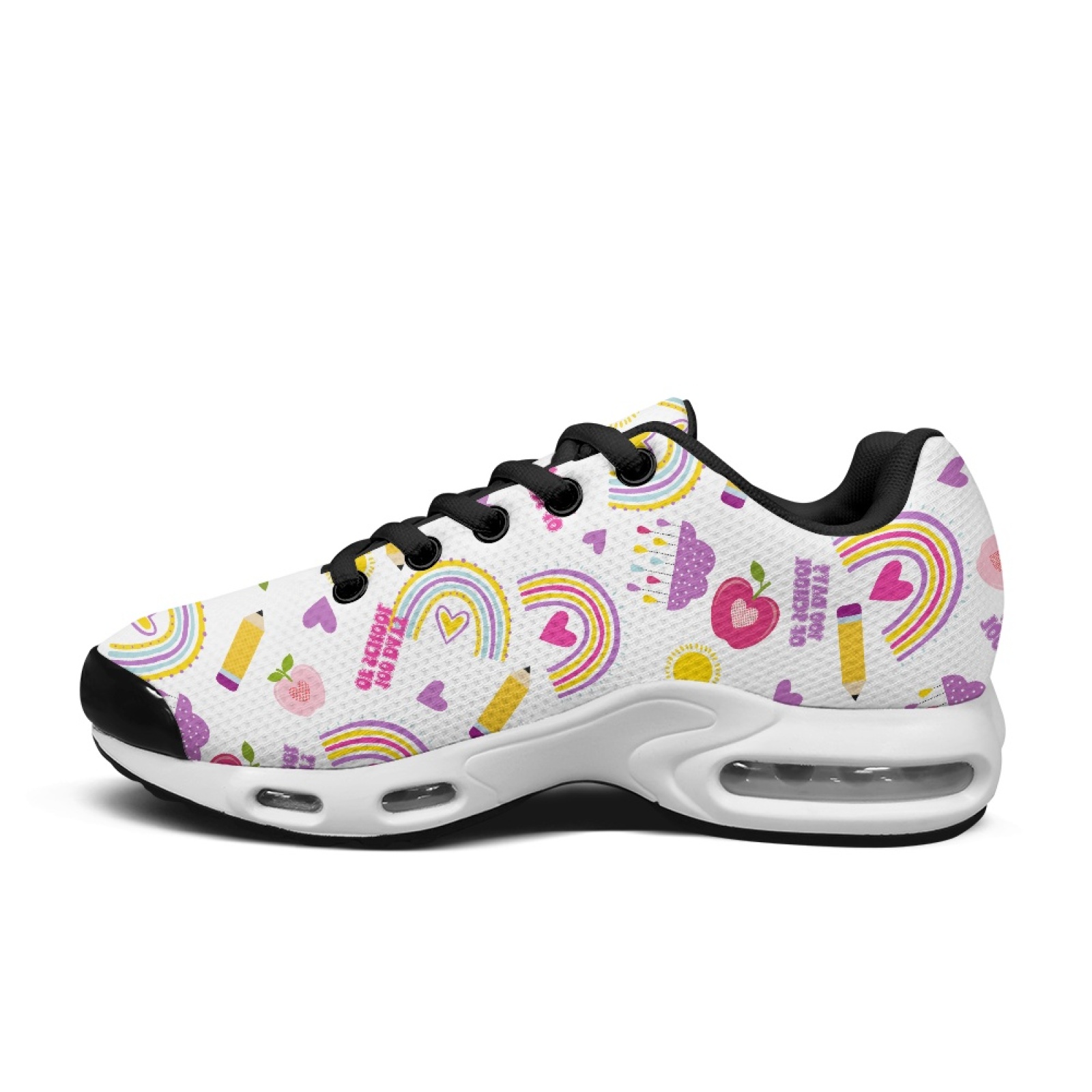 PENSTROLL Rainbow School Walki - đánh giá và giá Knit Fabric Lace Up Sneakers