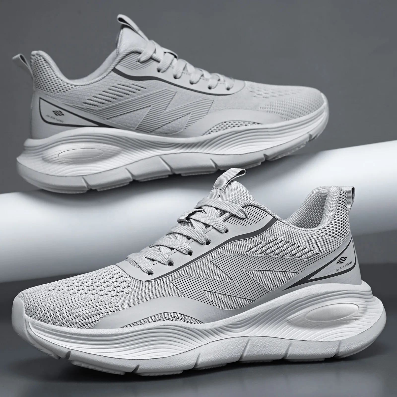 Men Mesh Running Sneakers Ligh - đánh giá và giá Shock Absorbing Gym Trainers